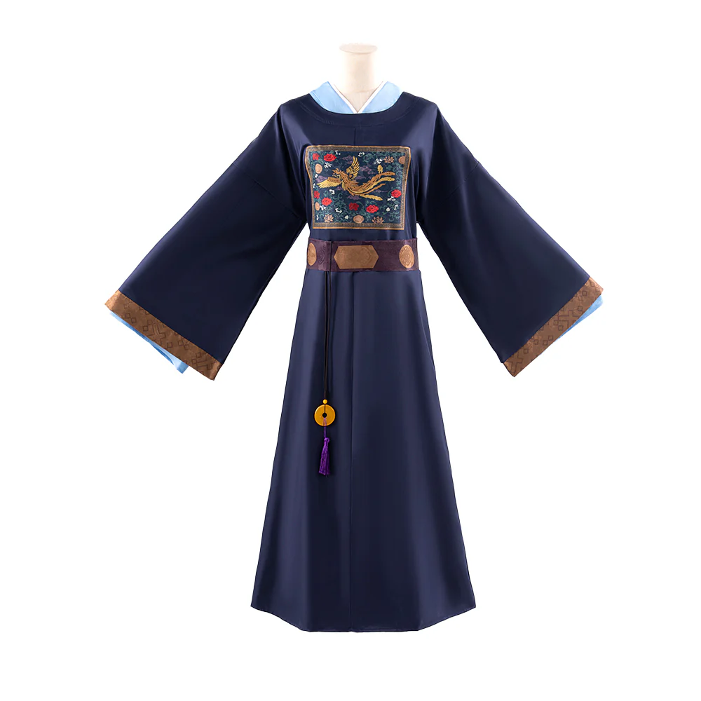 【In Stock】【Size S-2XL】DokiDoki-N Anime The Apothecary Diaries Cosplay Jinshi Costume Blue Court Dress - Image 5