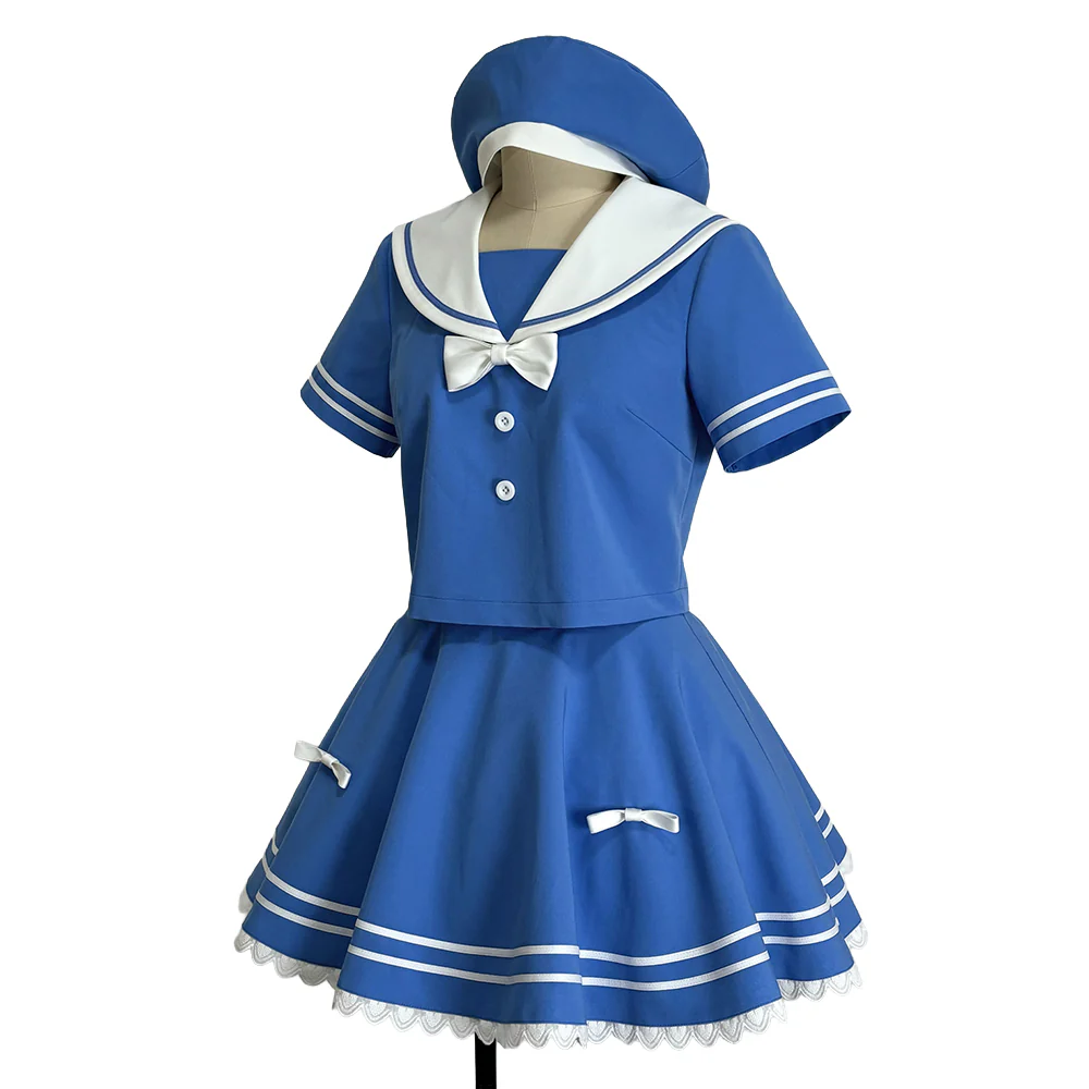 【In Stock】【Size S-2XL】DokiDoki-R Anime Cosplay Costume Blue Sailor Suit - Image 6