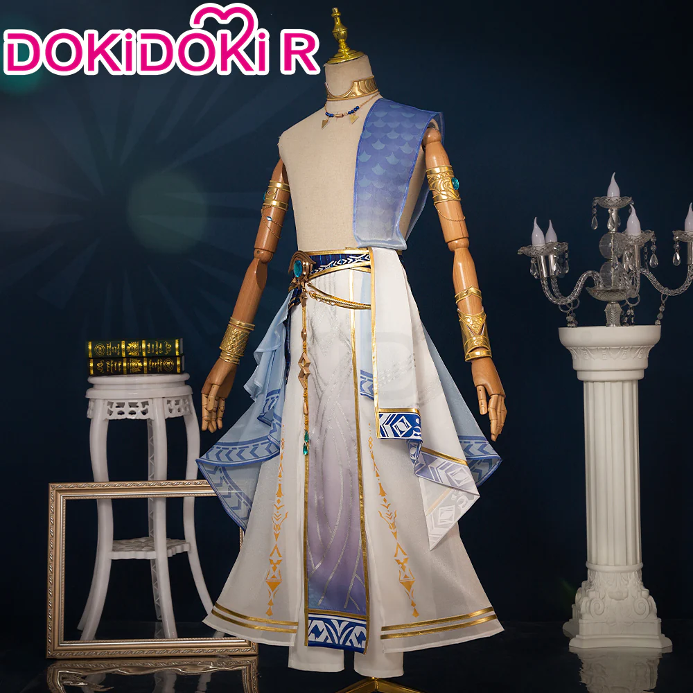 【In Stock】【Size S-2XL】DokiDoki-R Game Love and Deepspace Cosplay Forgotten Sea Rafayel Costume / Tattoo God of the Tides - Image 3