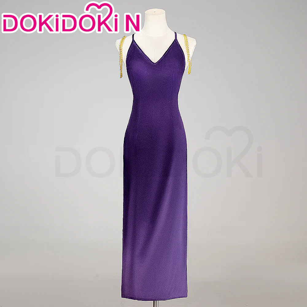 【In Stock】【Size S-3XL】DokiDoki-N Anime Cosplay Purple dress