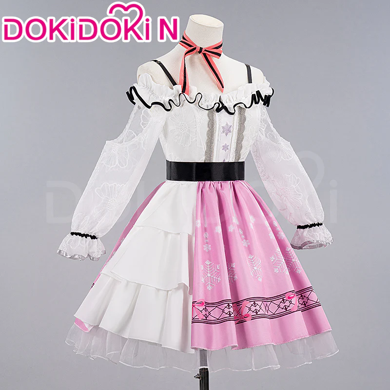 【Partially Ready For Ship】【Size S-3XL】DokiDoki-N Game Infinity Nikki Cosplay Nikki Costume Pink dress - Image 2
