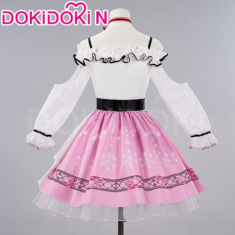 【Partially Ready For Ship】【Size S-3XL】DokiDoki-N Game Infinity Nikki Cosplay Nikki Costume Pink dress - Image 3