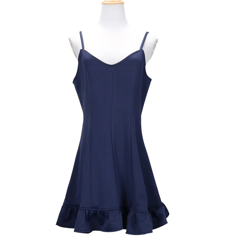 【In Stock】【Size S-3XL】DokiDoki-N Anime Cosplay Costume Blue Dress Swimsuit - Image 6