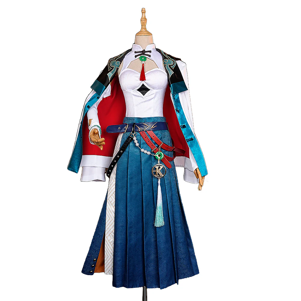 【Partially Ready For Ship】【Size S-3XL】DokiDoki-R Game Honkai: Star Rail × KFC Cosplay Feixiao Costume Fei Xiao - Image 12