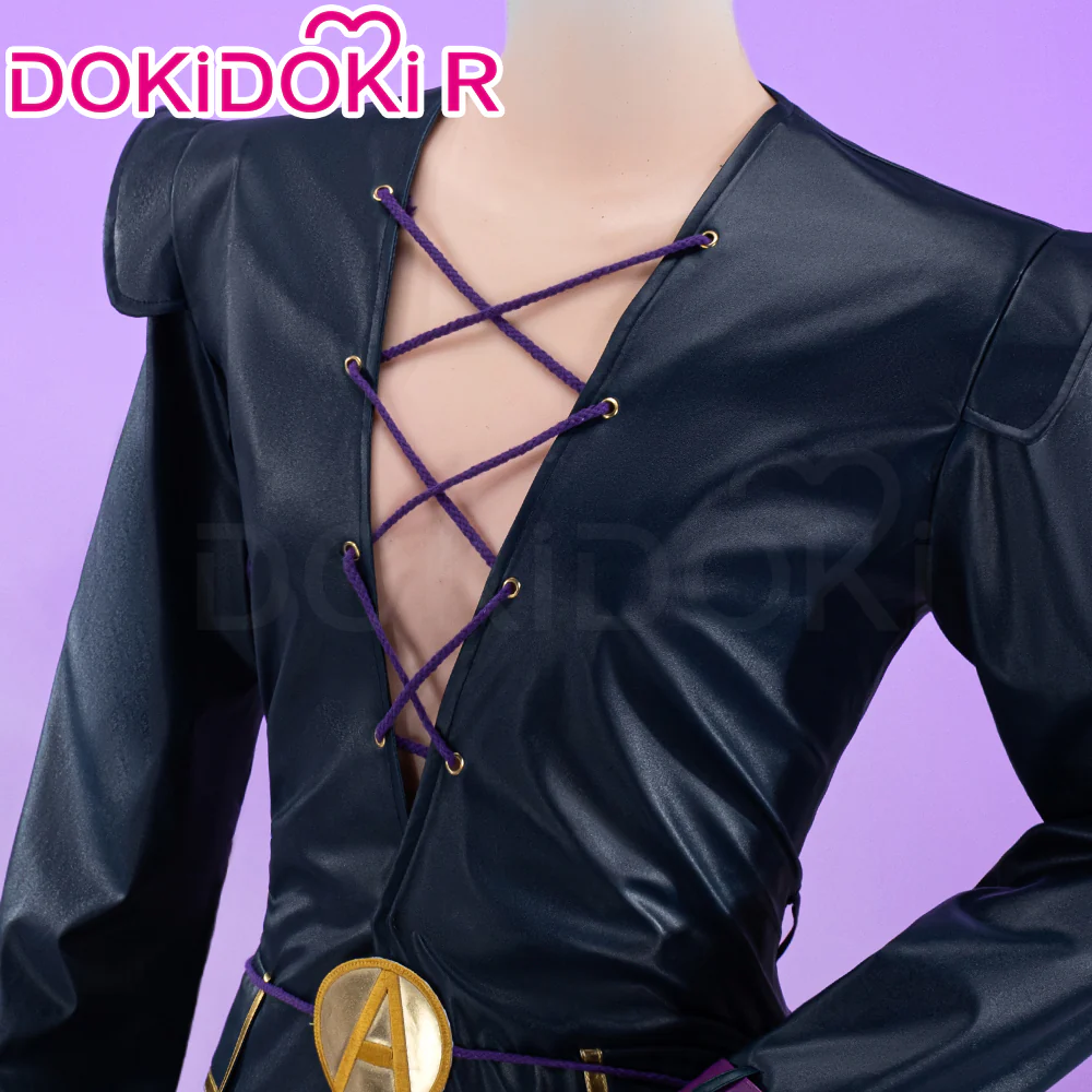 【Partially Ready For Ship】【Size XS-2XL】DokiDoki-R Anime Cosplay Black Coat Men Costume - Image 4