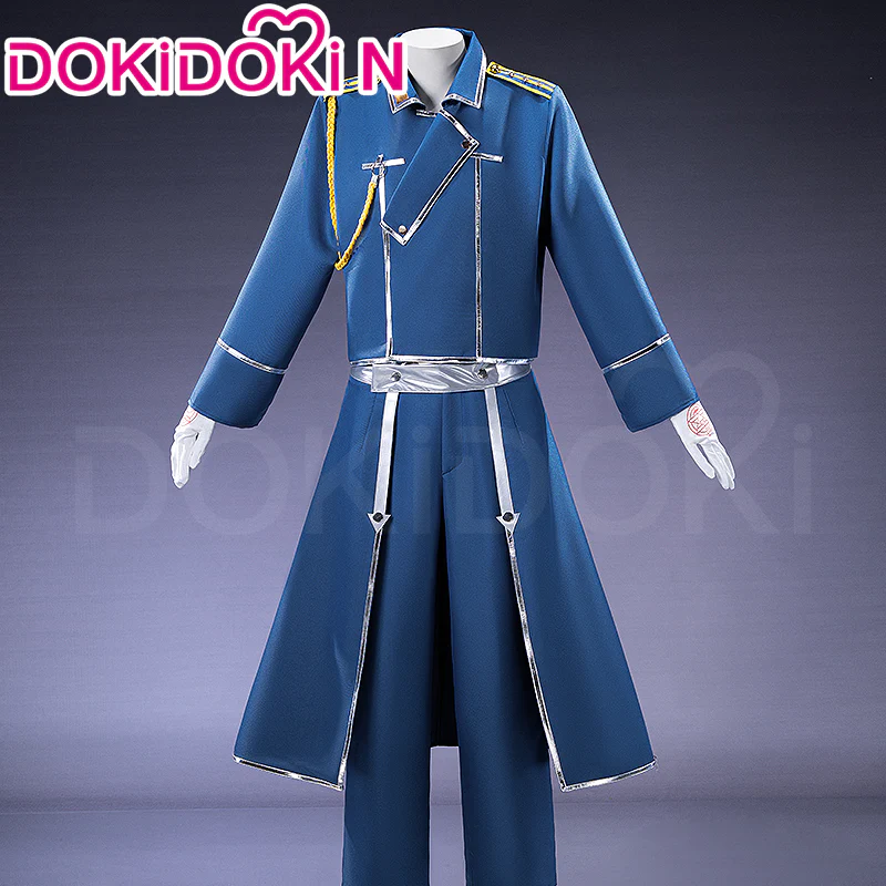 【In Stock】【Size XS-3XL】DokiDoki-N Anime FULLMETAL ALCHEMIST Cosplay Roy Mustang Costume