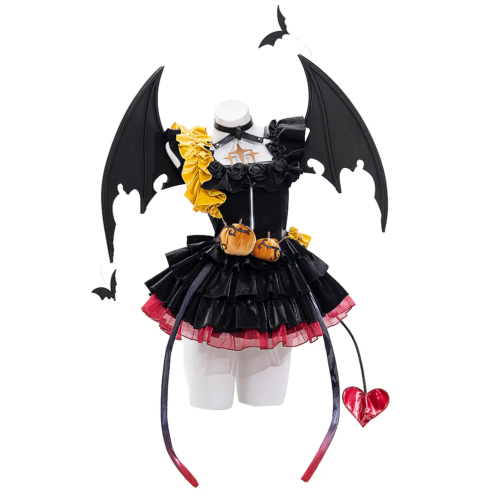 【In Stock】【Size XS-3XL】DokiDoki-N Cosplay Black Devil Dress Costume Halloween - Image 5