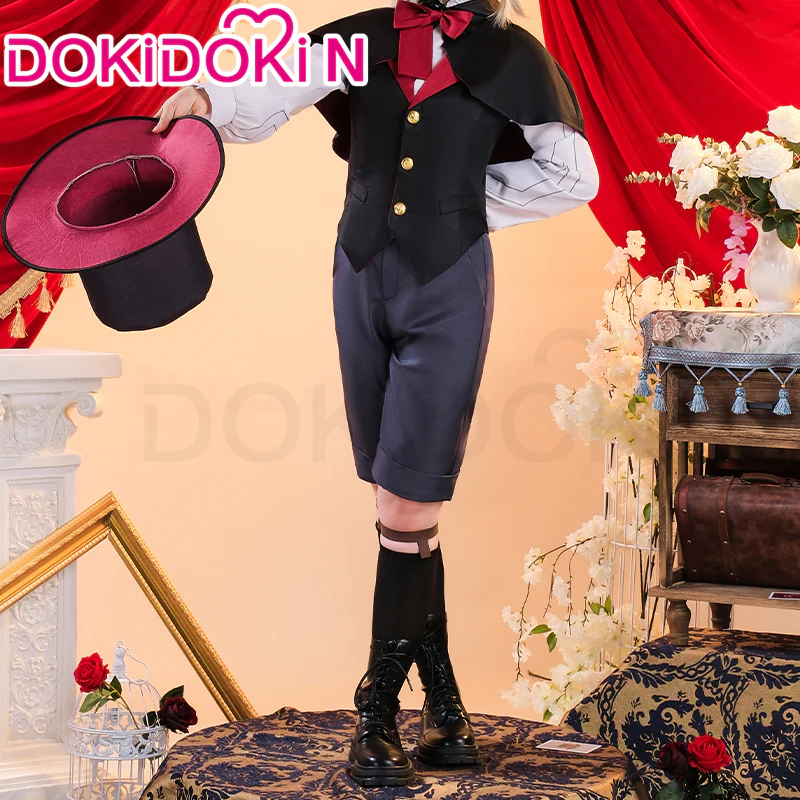 【Ready For Ship】【Last Batch】【Size XS-3XL】DokiDoki-N Game Genshin Impact Cosplay Kid Lyney / Lynette Costume Fontaine Young Ver. - Image 2