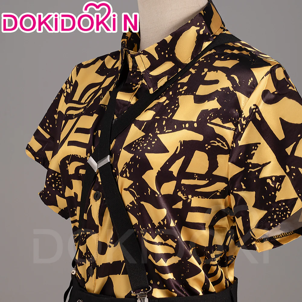 【In Stock】【Size XS-3XL】DokiDoki-N TV Cosplay Yellow Costume Shirt - Image 3