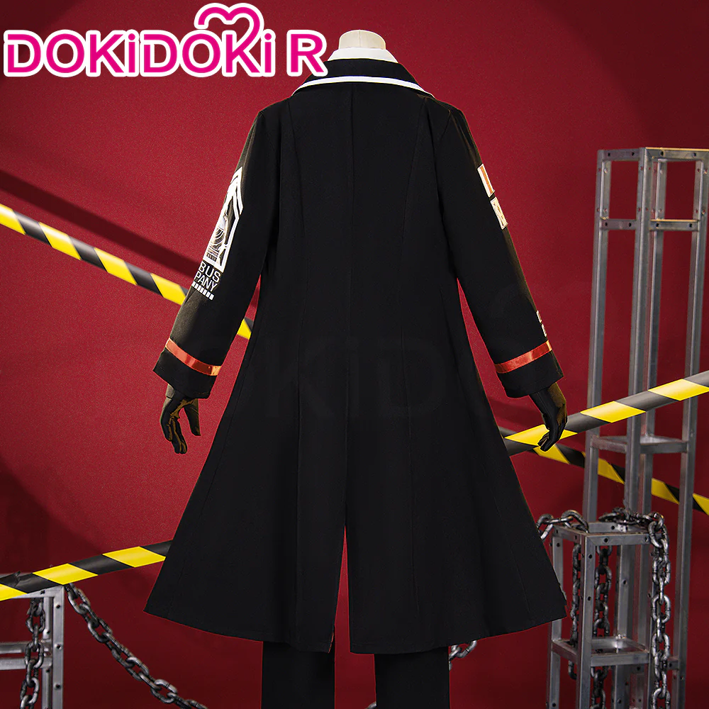 【Partially Ready For Ship】【Size XS-3XL】DokiDoki-R Game Cosplay Costume Black Suit - Image 4