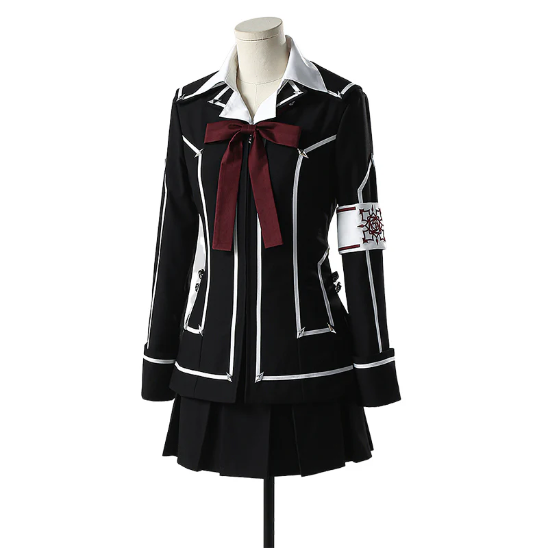 【Size XS-XL】DokiDoki-R Anime Vampire Knight Cosplay Kurosu Yuki Costume Uniform - Image 6