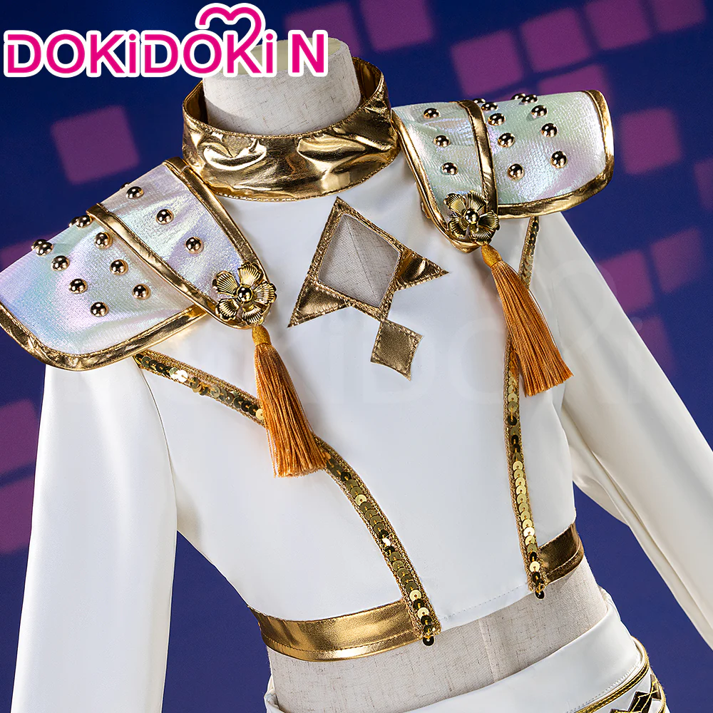 【Ready For Ship】【Kids Version】【Height Fits 110-150cm】【Last Batch】DokiDoki-N Movie Anime KPOP KILLER Costume WHITE SERIES Children Version - Image 4