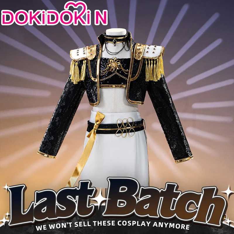 【Ready For Ship】【Kids Version】【Height Fits 110-150cm】【Last Batch】DokiDoki-N Movie Anime KPOP KILLER Cosplay Costume GOLD SERIES  Children Version