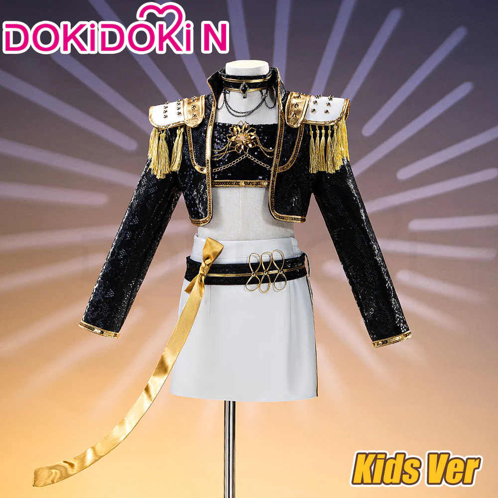【Ready For Ship】【Kids Version】【Height Fits 110-150cm】【Last Batch】DokiDoki-N Movie Anime KPOP KILLER Cosplay Costume GOLD SERIES  Children Version - Image 2