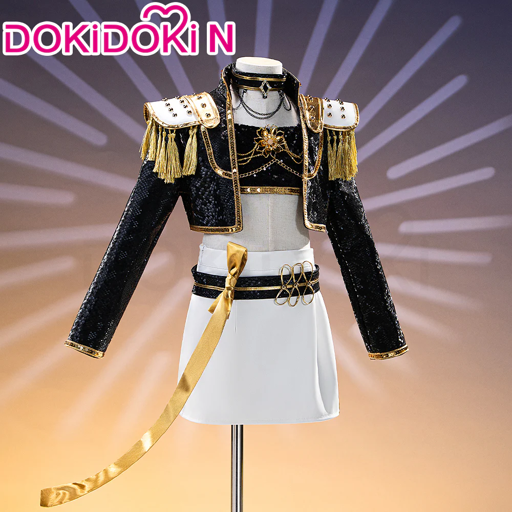 【Ready For Ship】【Kids Version】【Height Fits 110-150cm】【Last Batch】DokiDoki-N Movie Anime KPOP KILLER Cosplay Costume GOLD SERIES  Children Version - Image 3