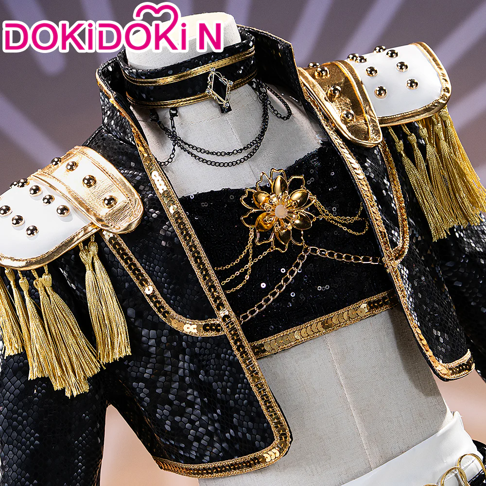 【Ready For Ship】【Kids Version】【Height Fits 110-150cm】【Last Batch】DokiDoki-N Movie Anime KPOP KILLER Cosplay Costume GOLD SERIES  Children Version - Image 5