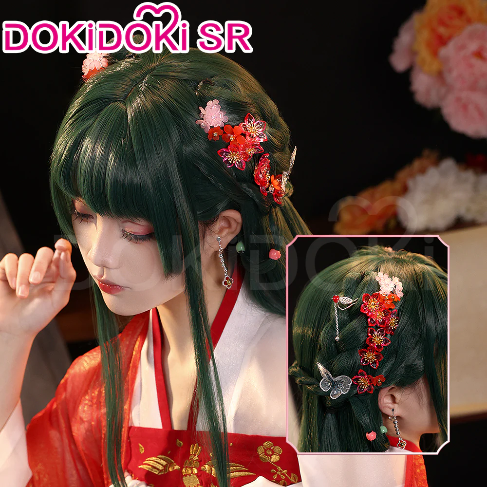【EU LOCAL SHIPPING 】DokiDoki-SR Anime The Apothecary Diaries Cosplay Maomao Costume / Wig Mao Mao Red Date Dress - Image 3