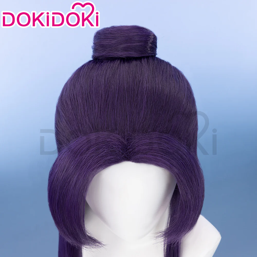 【EU/US LOCAL SHIPPING】DokiDoki Anime The Apothecary Diaries Cosplay Jinshi Wig Long Straight Purple Hair - Image 5