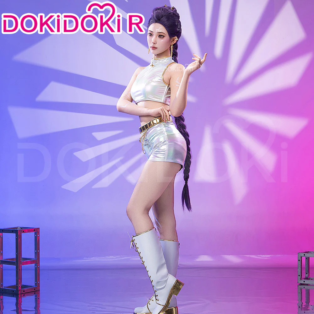 【Partially Ready For Ship】【Size XS-3XL】【Last Batch】DokiDoki-R Movie Anime KPOP KILLER Costume WHITE SERIES - Image 4