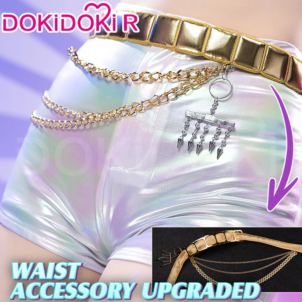 【Partially Ready For Ship】【Size XS-3XL】【Last Batch】DokiDoki-R Movie Anime KPOP KILLER Costume WHITE SERIES - Image 6