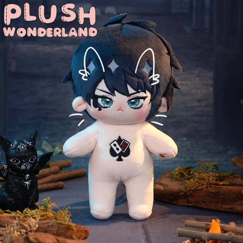 【Consignment Sales】PLUSH WONDERLAND Twsted-Wondeland Heartslabyull Deuuce Spaade Cotton Doll Plush 20 CM FANMADE - Image 5