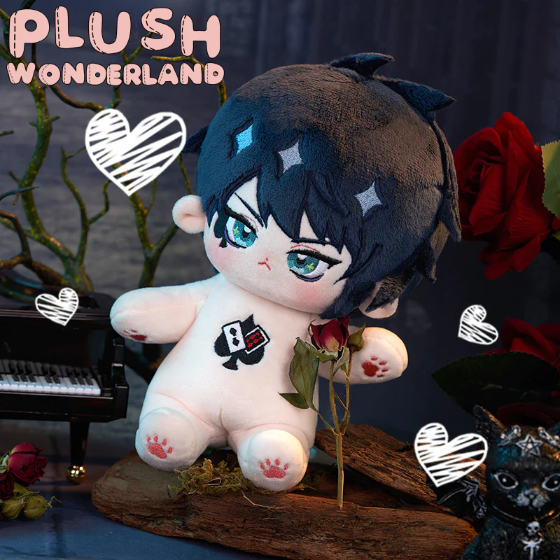 【Consignment Sales】PLUSH WONDERLAND Twsted-Wondeland Heartslabyull Deuuce Spaade Cotton Doll Plush 20 CM FANMADE - Image 6