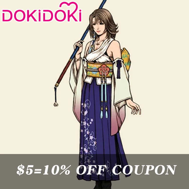 【POLL】$5 Deposit =$10 Coupon DokiDoki Game Cosplay Costume Kimono Purple Dress - Image 2