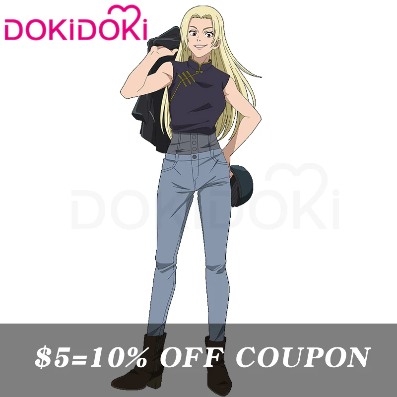 【Poll】$5 Deposit =10% OFF Coupon Dokidoki Anime Cosplay Costume Black Sleeves Jeans - Image 2