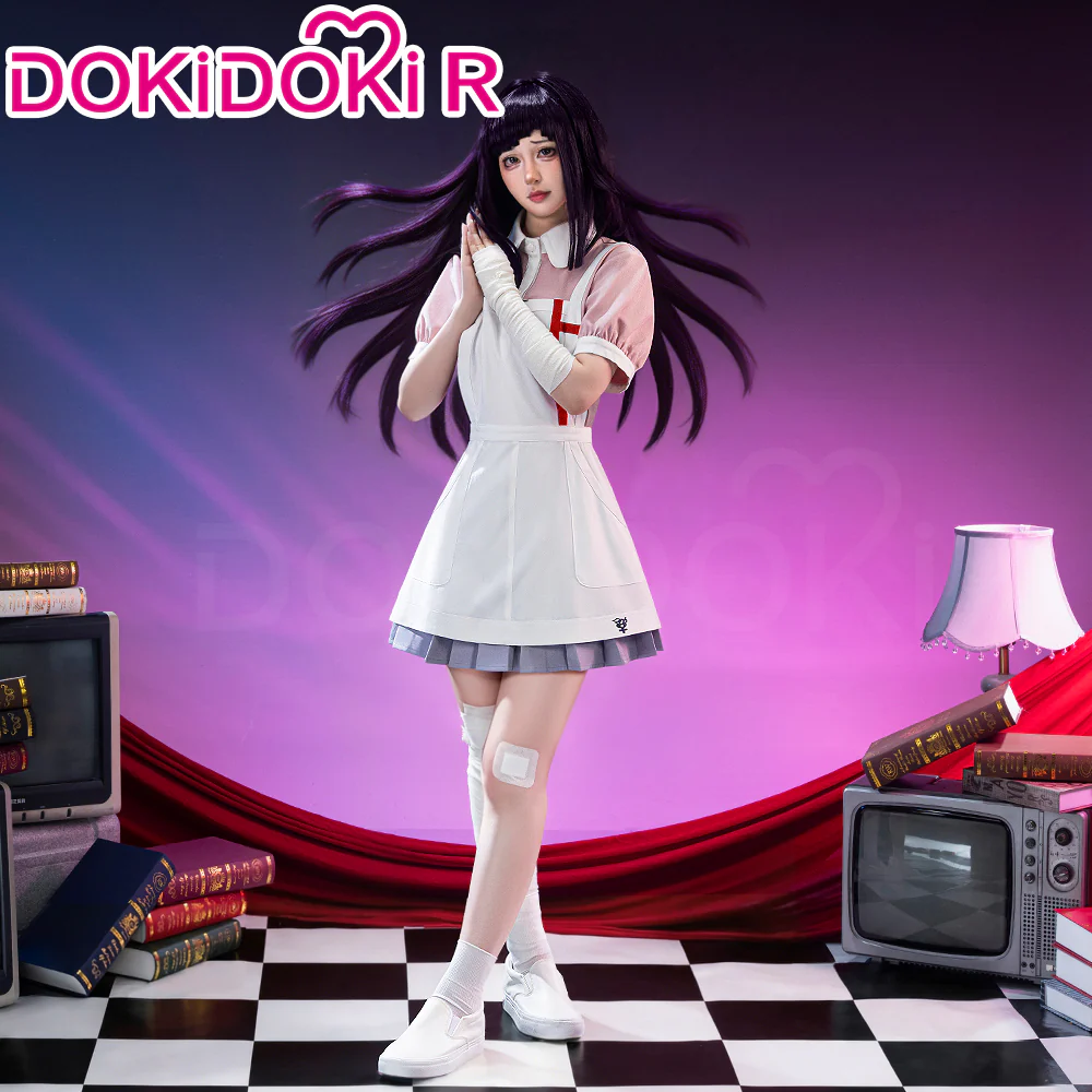 【Poll】$5 Deposit = 10% off Coupon DokiDoki Game Cosplay Pink Maid Dress Costume Halloween