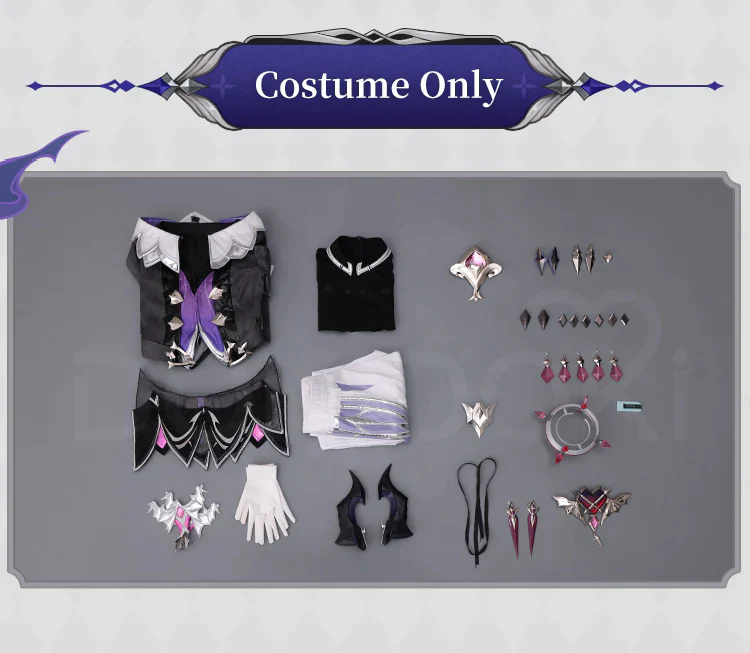 【Size S-3XL】DokiDoki-SR Game Genshin Impact Cosplay Durin Costume Song of the Welkin Moon Nod Krai - Image 7