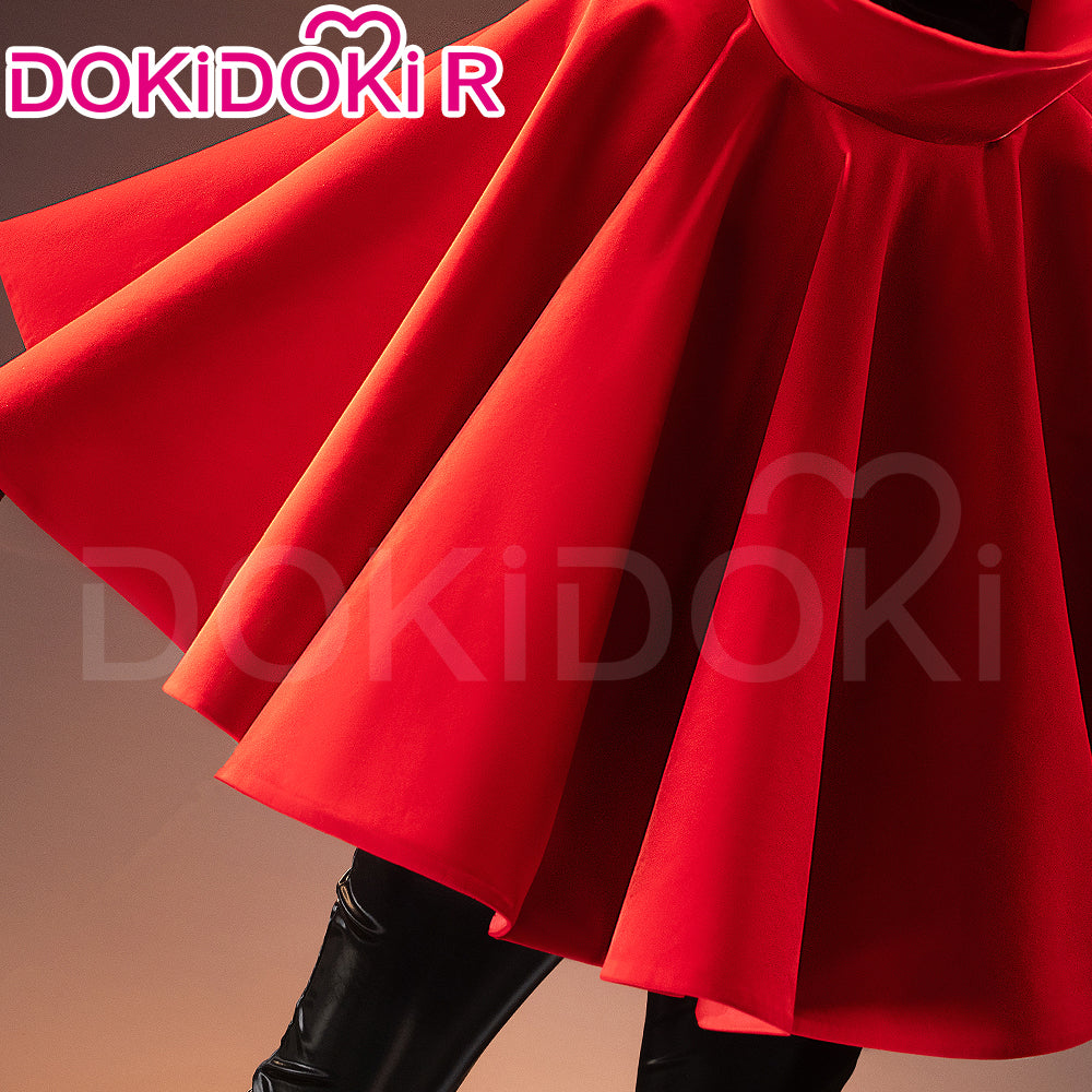 【Partially Ready For Ship】【Size S-3XL】DokiDoki-R Game Season 2 Cosplay Red Costume Cloak Body Suit / Mask / Prop - Image 4