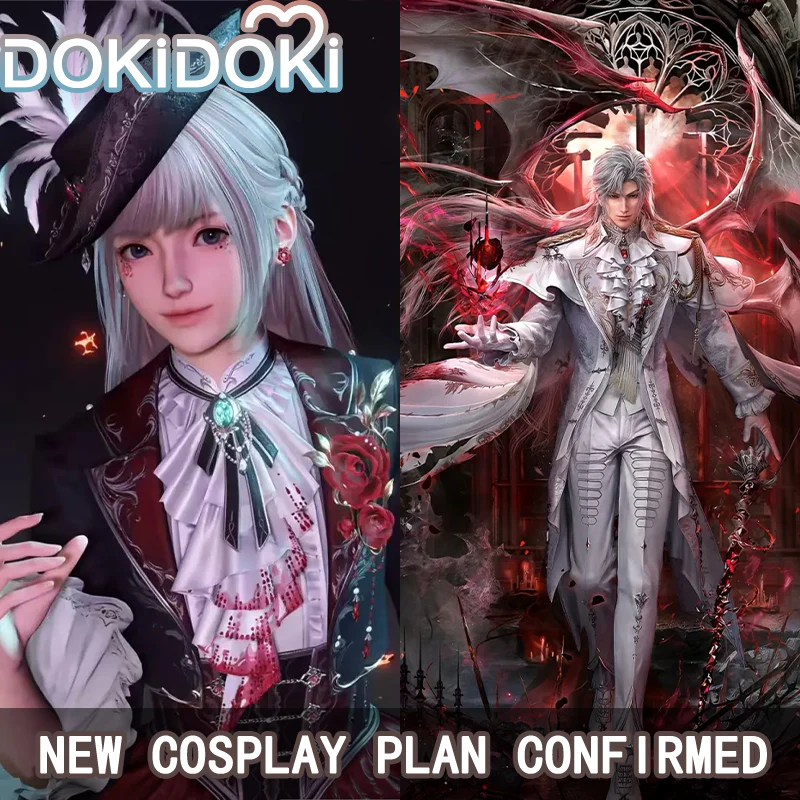 【Confirmed】$5 Deposit = 10% off Coupon DokiDoki Game Love And Deepspace Cosplay Sylus Crimson Departure /  Crimson Rapture Protagonist MC Silverwing Fiend Costume Crimson Feast - Image 2
