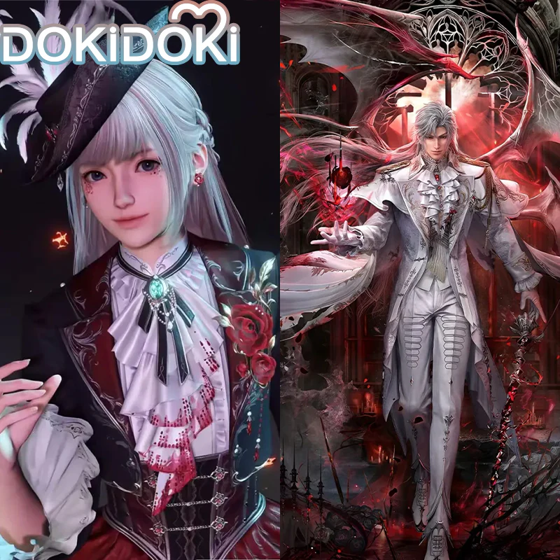 【Confirmed】$5 Deposit = 10% off Coupon DokiDoki Game Love And Deepspace Cosplay Sylus Crimson Departure /  Crimson Rapture Protagonist MC Silverwing Fiend Costume Crimson Feast - Image 3