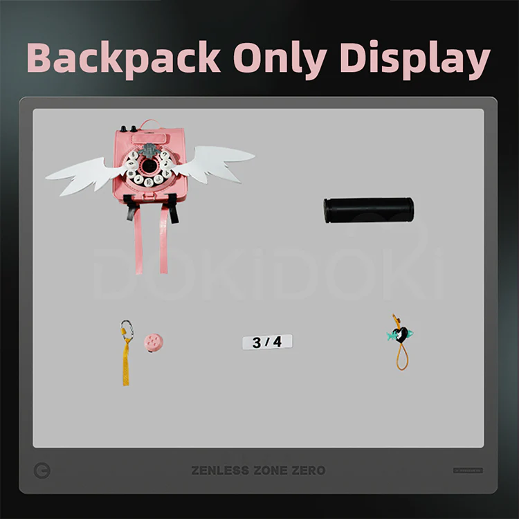 【Partially Ready For Ship】【Size S-2XL】DokiDoki-R Game Zenless Zone Zero Cosplay Sunna Costume / Backpack ZZZ Chinatsu Remiel Angels of Delusion - Image 6