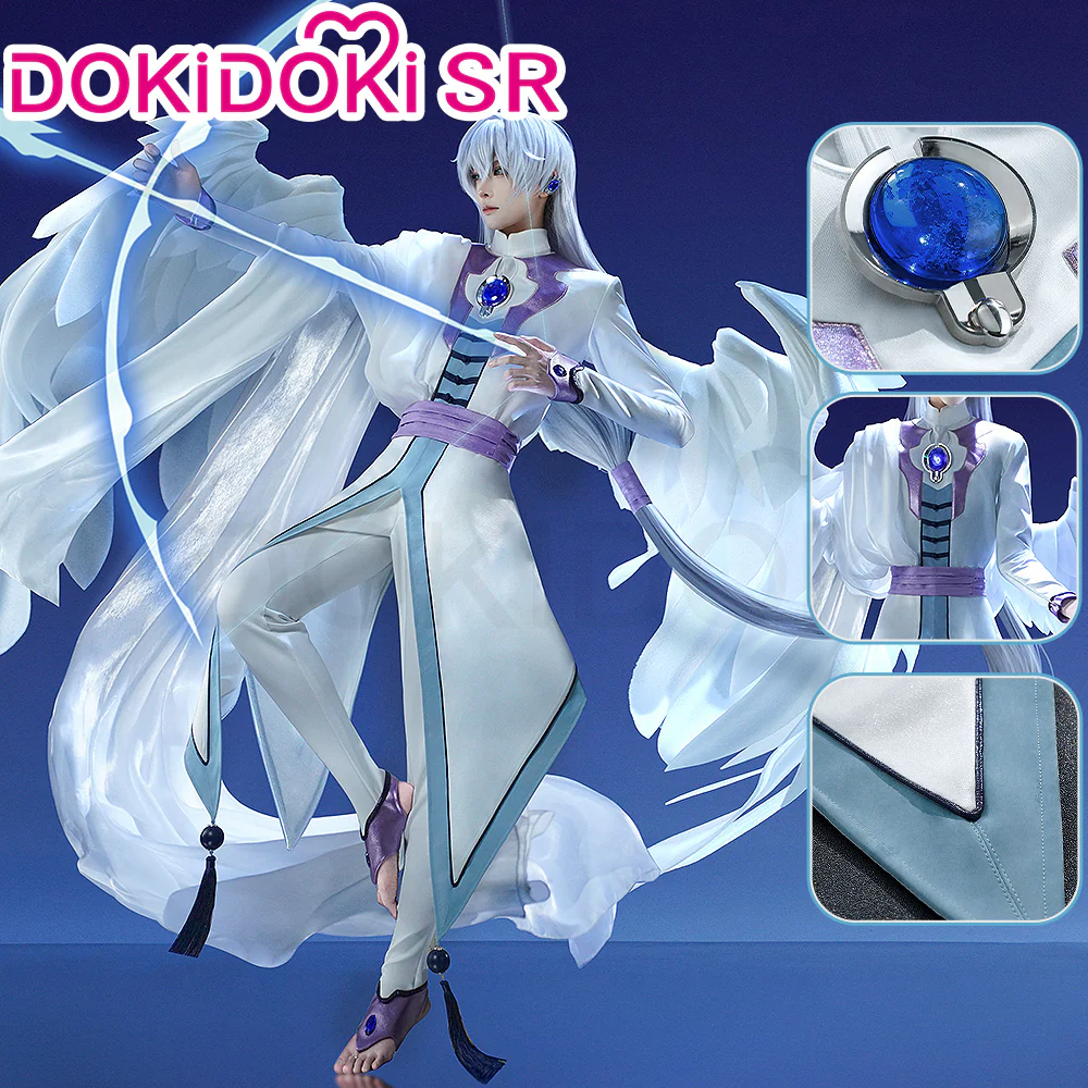 【Ready For Ship】DokiDoki-SR Anime Card Captor Sakura Cosplay Yue Costume Cardcaptor Sakura Yukito Tsukishiro