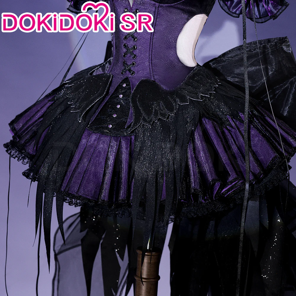 【Ready For Ship】DokiDoki-SR Anime Cosplay Costume Dress Fate Symphony Doujin Purple - Image 4