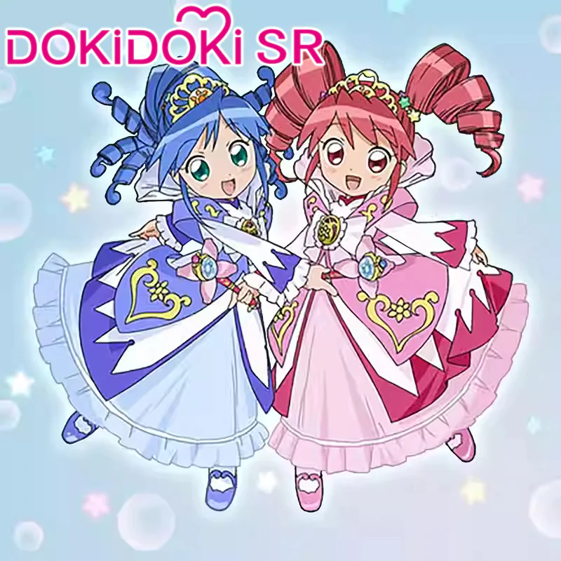 【POLL】$5 Deposit =10% OFF Coupon Dokidoki-SR Anime Twin Princesses of the Wonder Planet Cosplay Rein / Fain Costume - Image 3