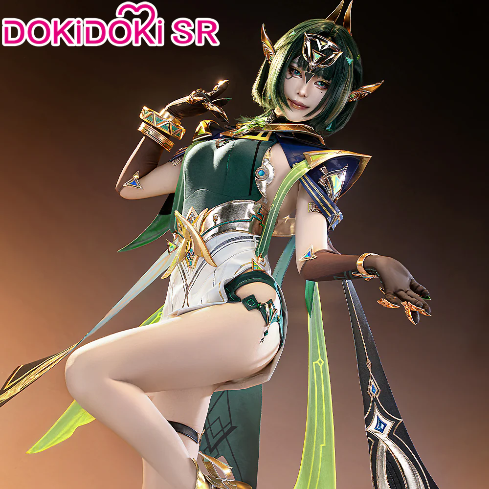 【Size S-3XL】DokiDoki-SR Game Genshin Impact Cosplay Nefer Costume Song of the Welkin Moon Nod Krai - Image 2