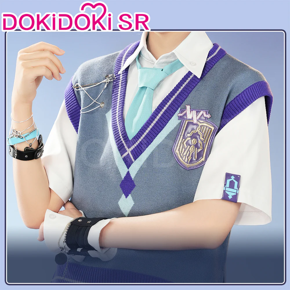 【Partially Ready For Ship】DokiDoki-SR Game Genshin Impact × MEGA COFFEE Cosplay Wanderer Costume Scaramouche - Image 3
