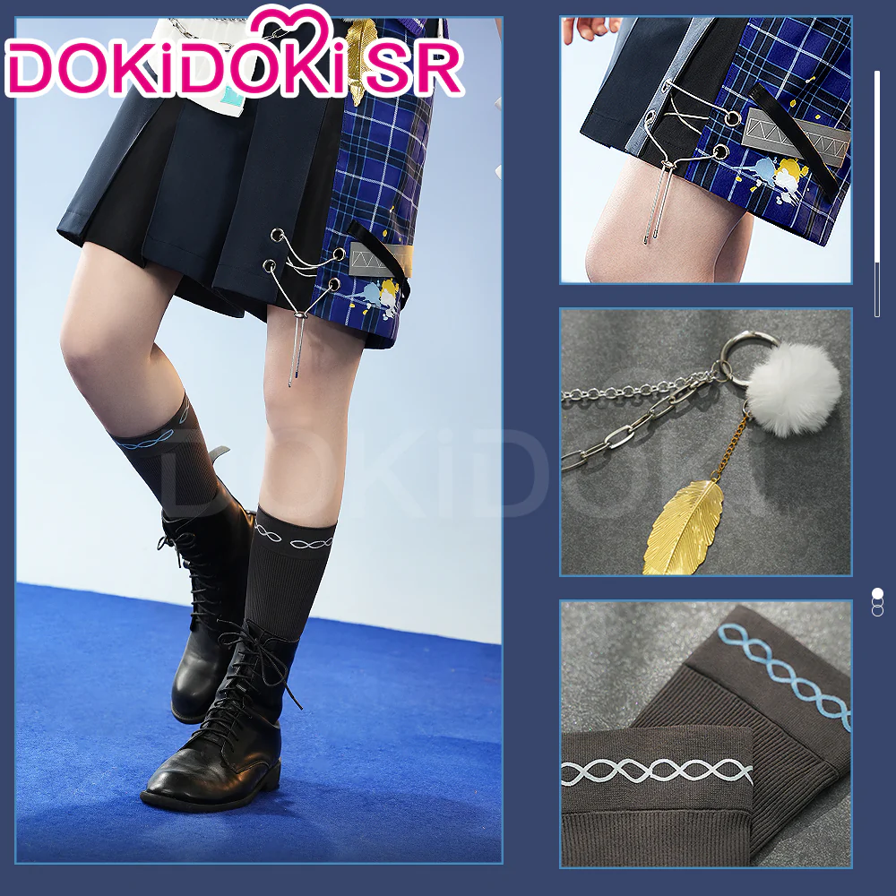 【Partially Ready For Ship】DokiDoki-SR Game Genshin Impact × MEGA COFFEE Cosplay Wanderer Costume Scaramouche - Image 4