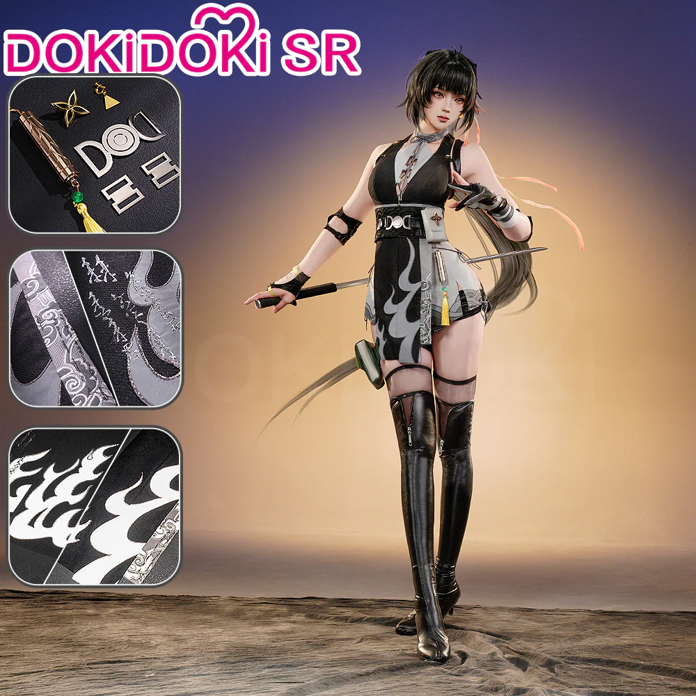 【Comfirmed】$5 Deposit =10% OFF Coupon DokiDoki-SR Game Wuthering Waves Cosplay Rover Female Costume