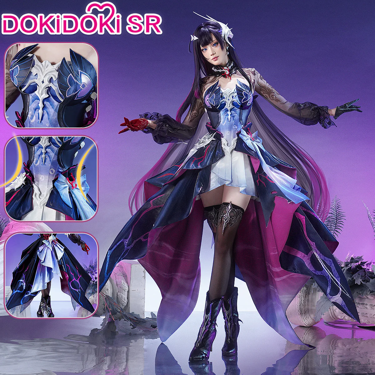 【Partially Ready For Ship】DokiDoki-SR Game Honkai: Star Rail Cosplay Hysilens Costume