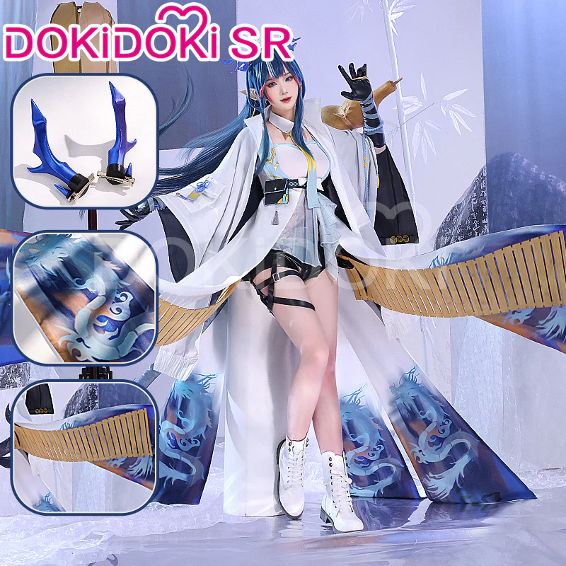 DokiDoki-SR Game Arknights Ling Cosplay Costume Cosplay / Wig