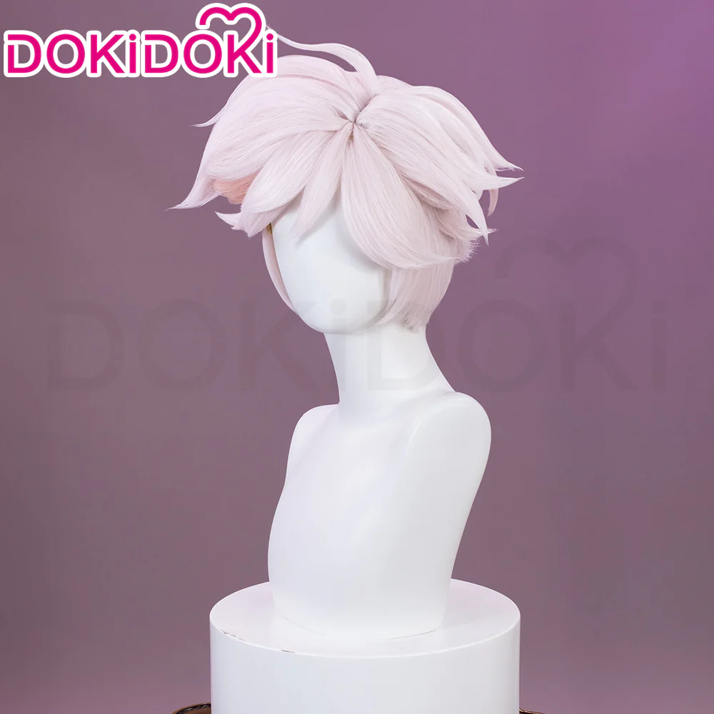 【US LOCAL SHIPPING 】DokiDoki Anime Hell Hotel Cosplay Wig Pink Short Pre Crimped - Image 3