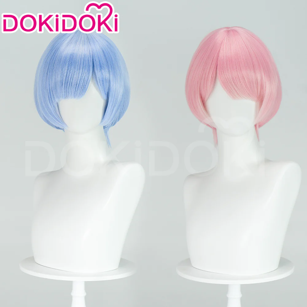 【Ready For Ship】DokiDoki Cosplay Anime  Cosplay Wigs Women Pink / Blue Hair Clips Accessories Halloween - Image 2