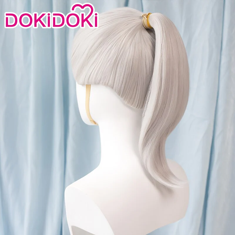 【Ready For Ship】DokiDoki Cosplay Wig Halloween Silver Ponytail