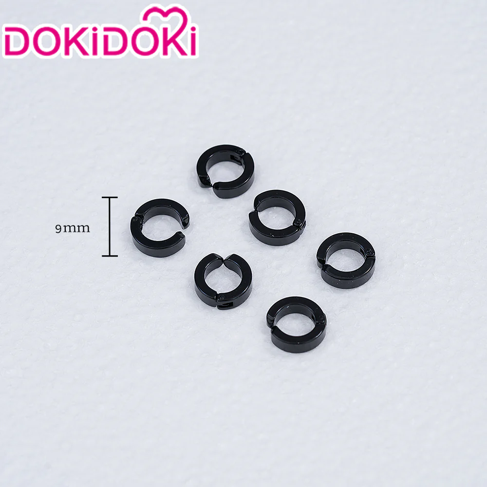 【Ready For Ship】Dokidoki Manga Anime Cosplay Wig Short Black Men / Ear Clip - Image 5