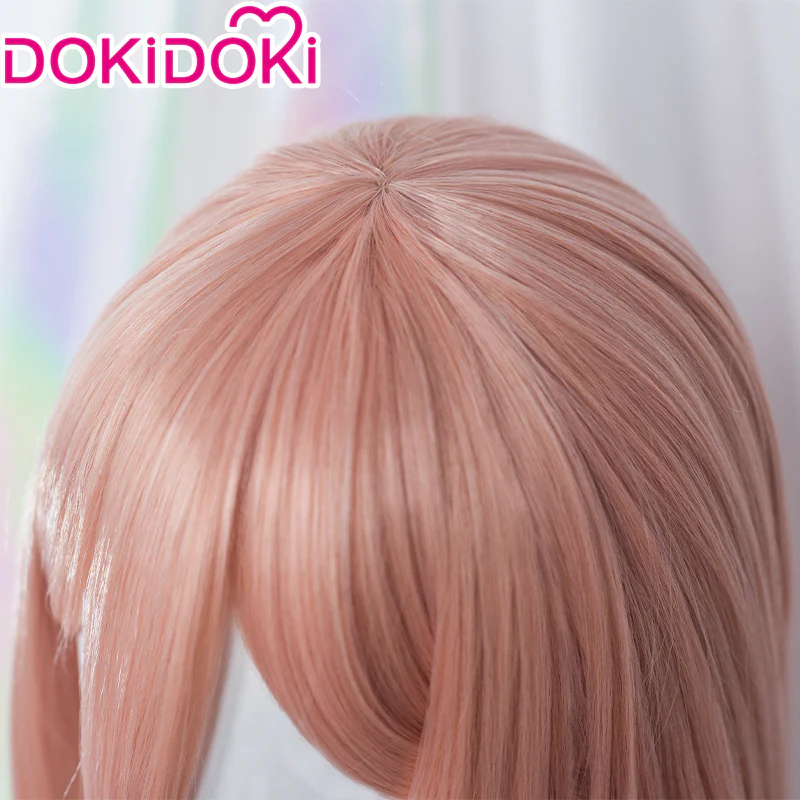 DokiDoki  Manga Cosplay Wig Long Light Orange Halloween - Image 3