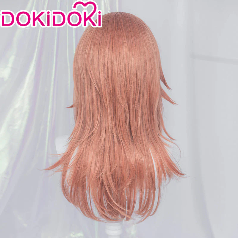 【Ready For Ship】DokiDoki  Manga Cosplay Wig Long Straight Orange Halloween - Image 2