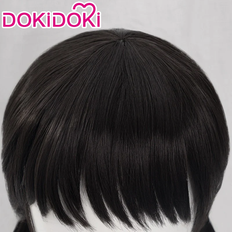 【Shorter Ver. Ready For Ship】Dokidoki Mange Anime Cosplay Long Black Wig Halloween - Image 6